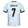 Maglia ufficiale Portogallo Ronaldo 7 Trasferta Euro 2024 per Bambino